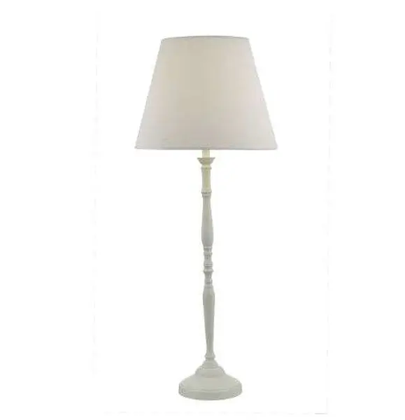 Joanna Table Lamp White Complete With Shade