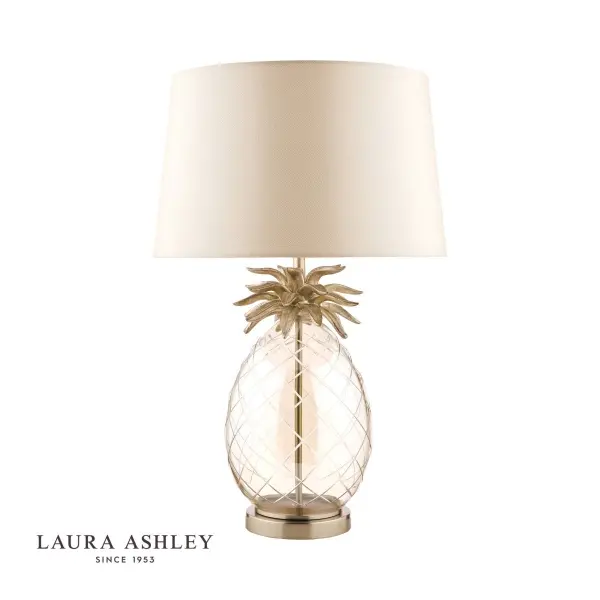 Pineapple Large Champagne Glass Table Lamp C/W Shade