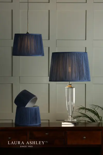 Hemsley Silk Empire Midnight Blue 20cm/8 Inch Shade
