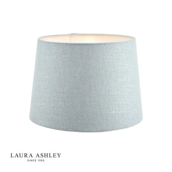 Bacall Linen  Drum Duck Egg Blue Shade 300mm/12 inch