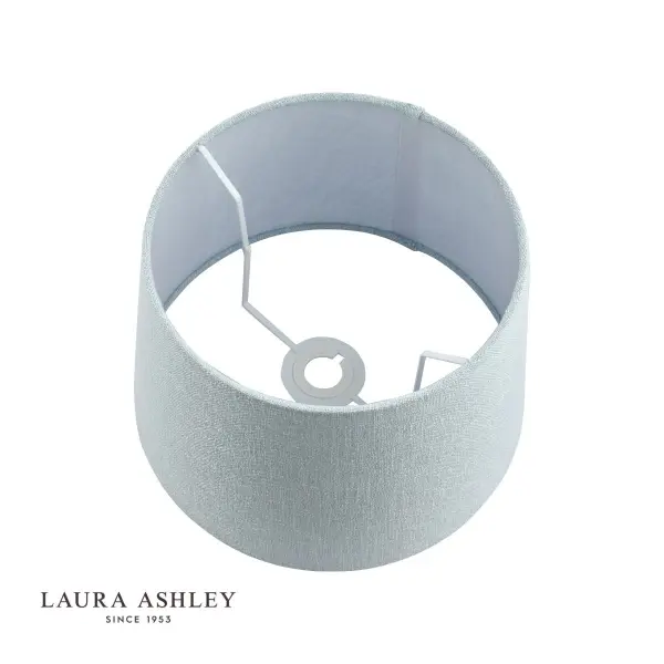 Bacall Linen  Drum Duck Egg Blue Shade 300mm/12 inch