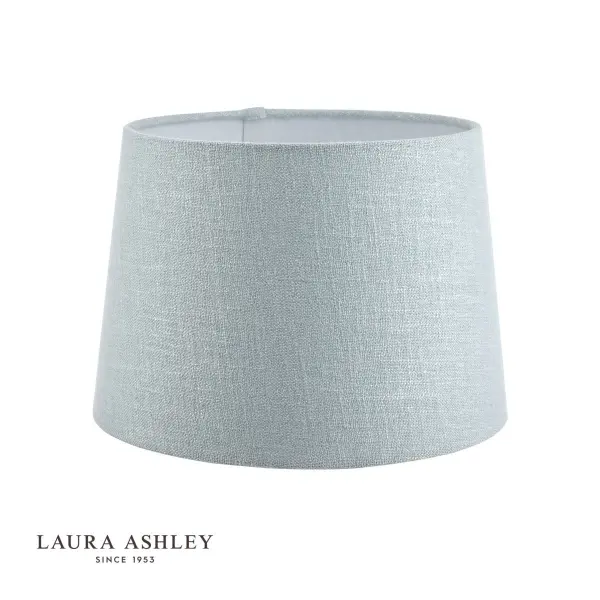 Bacall Linen  Drum Duck Egg Blue Shade 350mm/14 inch