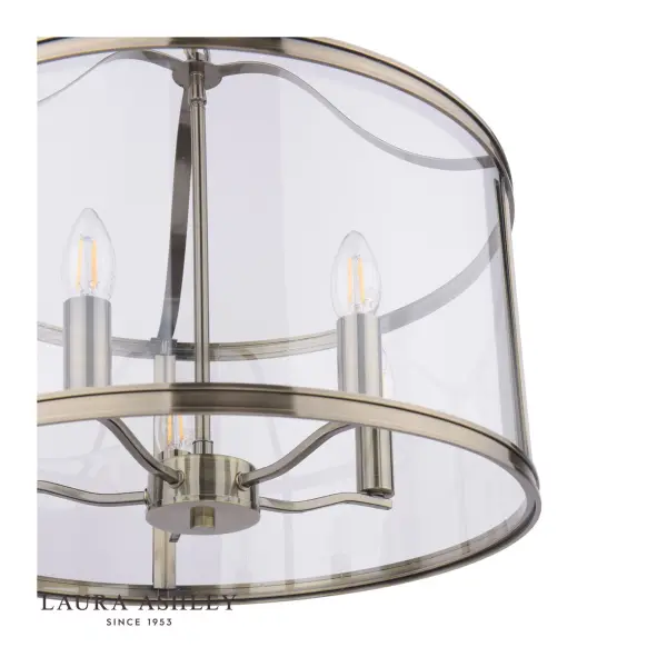 Harrington 5 Light Antique Brass Pendant