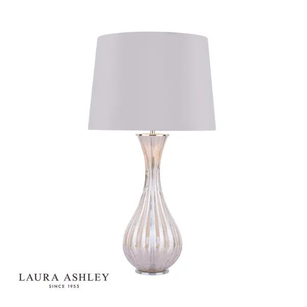 Nevern Champagne Table Lamp C/W Shade