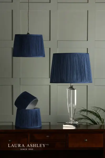 Hemsley Silk Empire Midnight Blue 35cm/14 Inch Shade