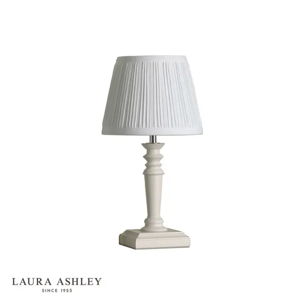 Tate Twin Pack Distressed Wood Table Lamp C/W Shade