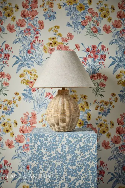 Fernhill Matt Cream Table Lamp C/W Shade