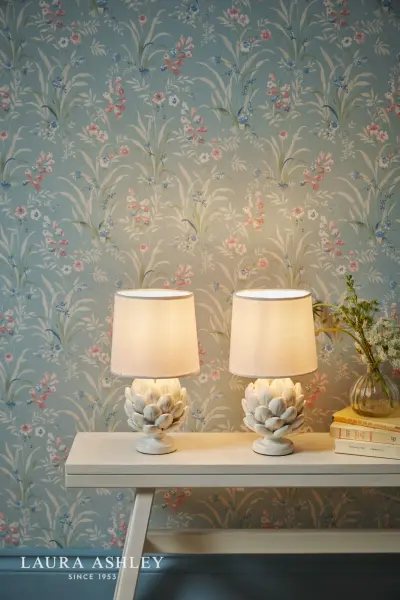 Artichoke White Twin Pack Table Lamp