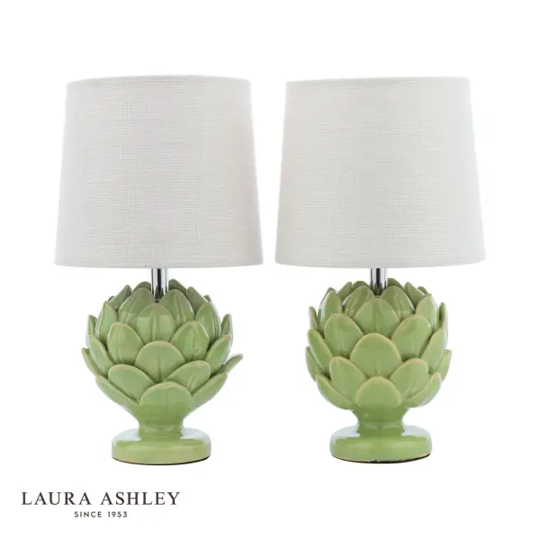 Artichoke Green Twin Pack Table Lamp