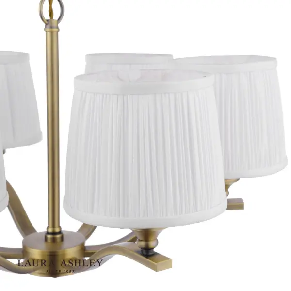 Hemsley 6 Light Antique Brass Ceiling Pendant
