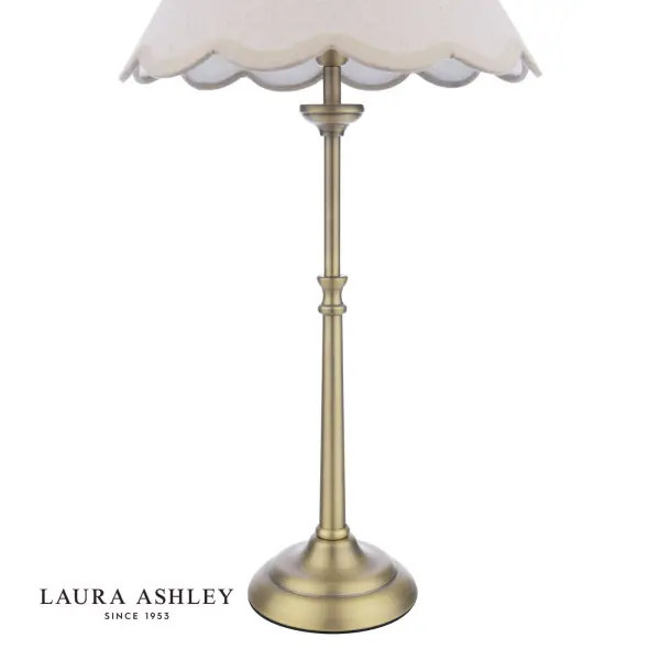 Cordwell Antique Brass Table Lamp C/W Shade