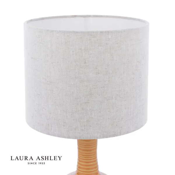 Padley Yellow Ceramic Table Lamp C/W Shade