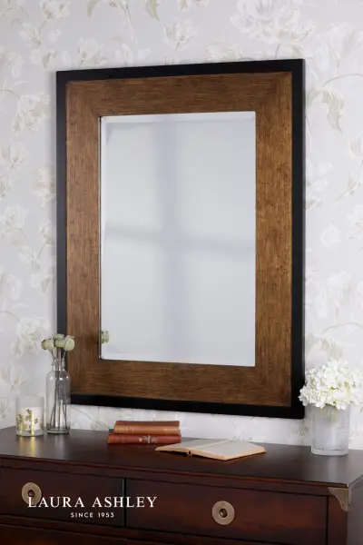 Laura Ashley Cara Mottled Bronze Mirror 93 x 72.5cm