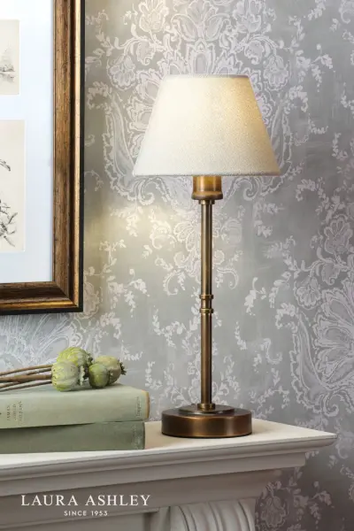 Denston Antique Bronze Table Lamp C/W Shade