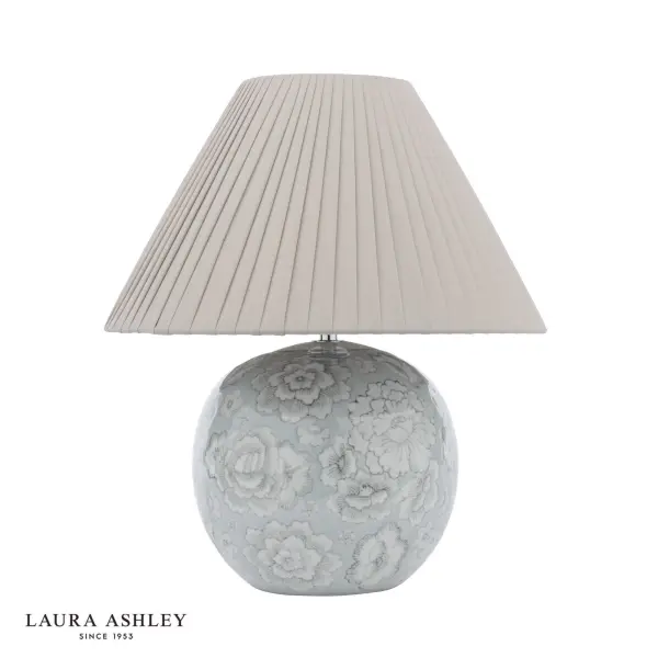 Montford Blue Table Lamp C/W Shade