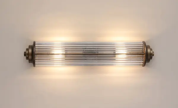 Appeal Large Flush Wall Light in Bronze IP44