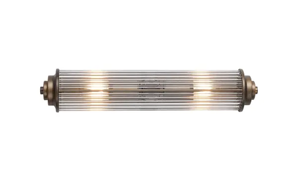 Appeal Large Flush Wall Light in Bronze IP44