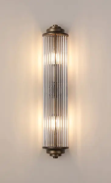 Appeal Large Flush Wall Light in Bronze IP44