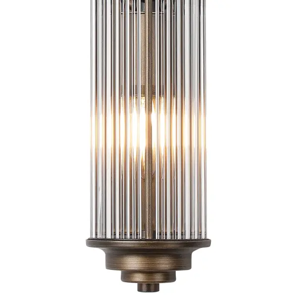 Appeal Large Flush Wall Light in Bronze IP44