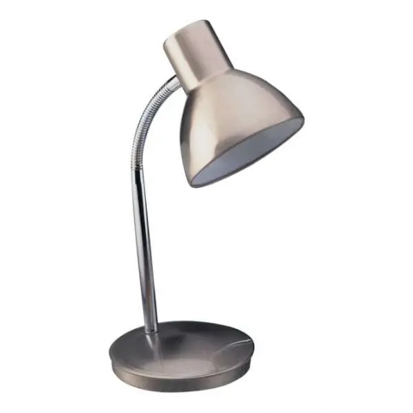 Modern Brushed Steel Havard Table Lamp