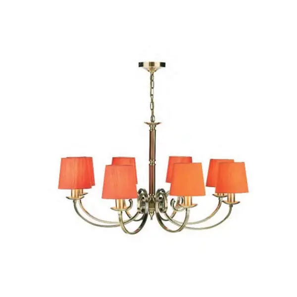 Murray 8 Light Dual Mount Pendant Antique Brass