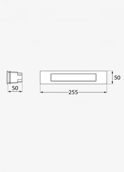 Nina 270mm Black Opal Recessed LED RS7 10.5W CCT