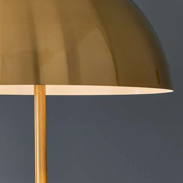 Nova Floor Lamp in Antique Brass Finish