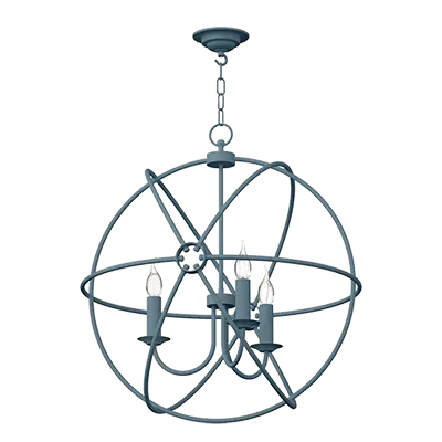 Orb Bespoke 3 Light 600mm Pendant (Choice of Colours)