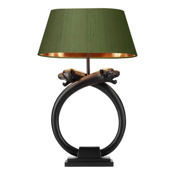 Panther Black Table Lamp Base Only
