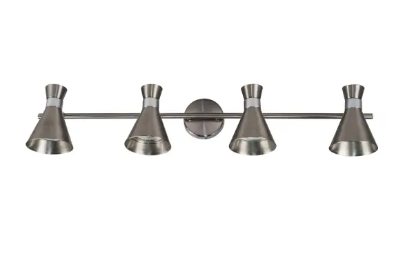 Pixar 4 Light Spotlight Bar In Satin Chrome