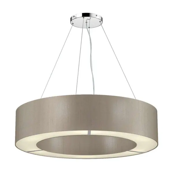 Polo Bespoke 50cm 4 Light Silk Shade Pendant