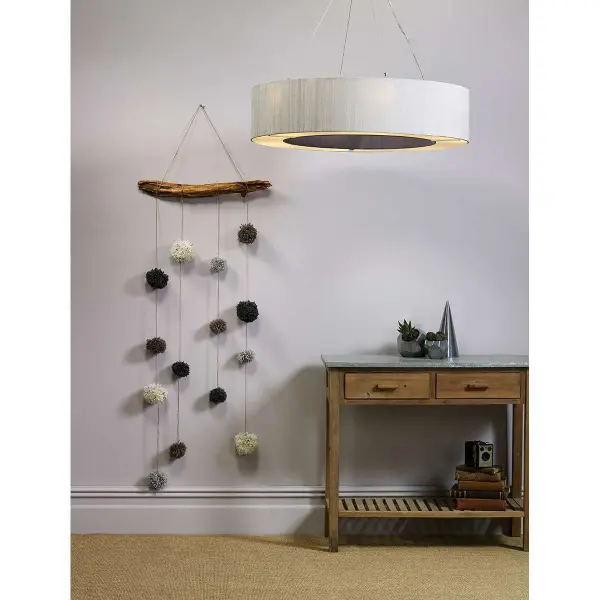 Polo Bespoke 50cm 4 Light Two Tone Shade Pendant