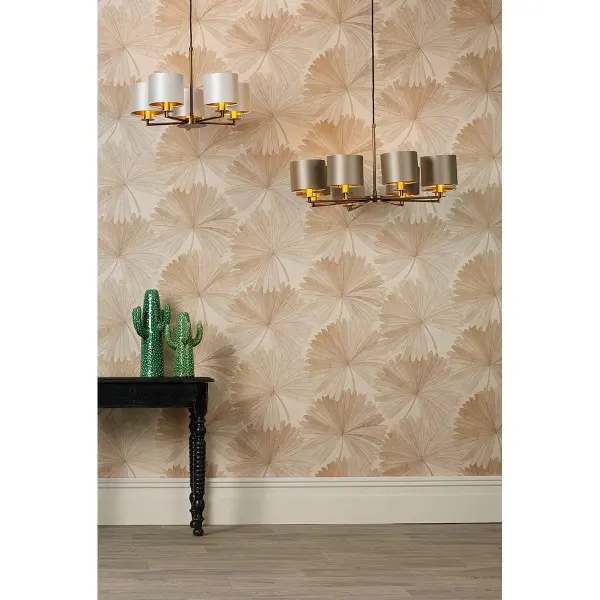 Rex 5 Light Pendant in Bronze (Shade Colour Options)