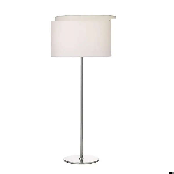 Rimini Table Lamp Satin Chrome Base Only