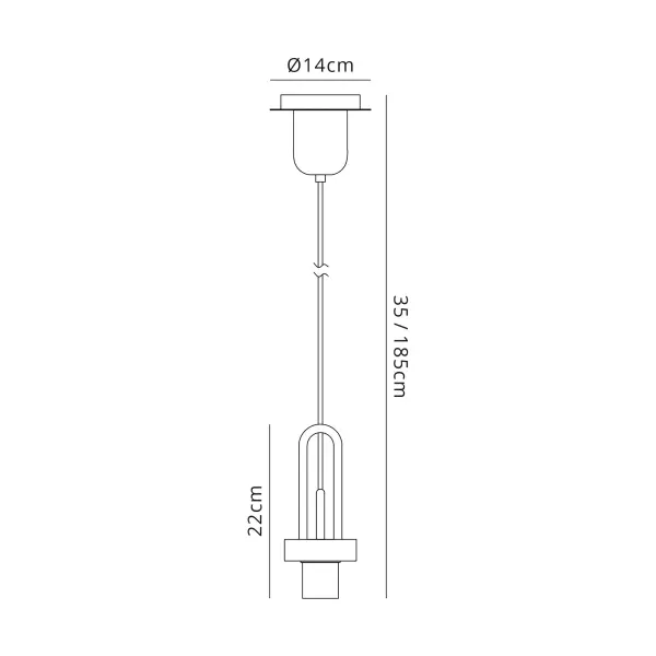 Meel Matt Black Suspension
