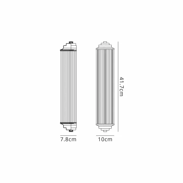 Appeal Small Flush Wall Light in Satin Black IP44