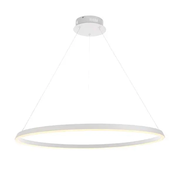 Staten LED Pendant in Matt White Finish
