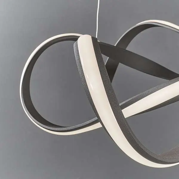 Synergy 44W LED Pendant in Coffee Sand Finish Dia630mm