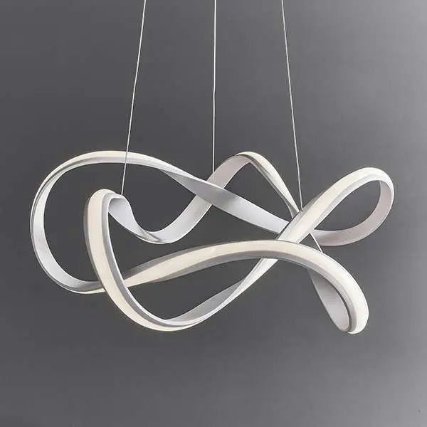 Synergy 44W LED Pendant in Sand White Finish Dia630mm