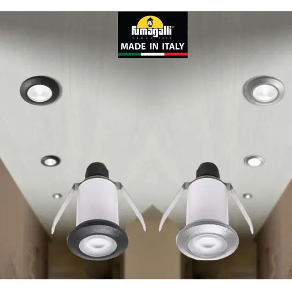 Teresa Black Frosted LED 1.7W 3K Recessed Downlight