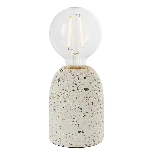 Terrazzo Small White Table Lamp
