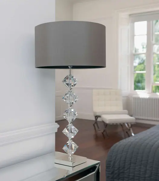 Verdone Crystal Table Lamp With Shade