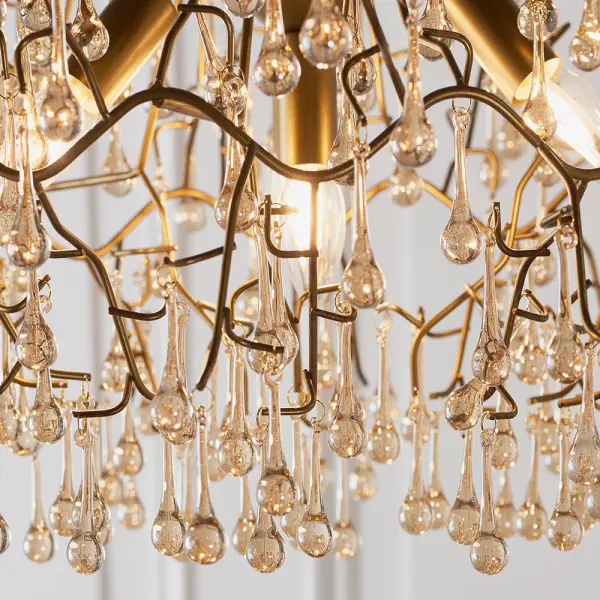 Colin Aged Gold & Champagne Ceiling Pendant