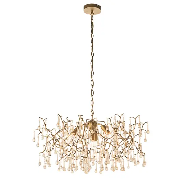 Colin Aged Gold & Champagne Ceiling Pendant