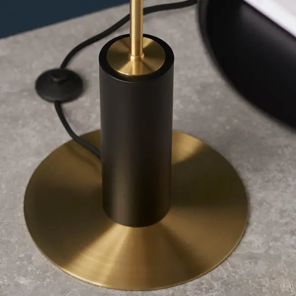 March Floor Lamp in Satin Brass