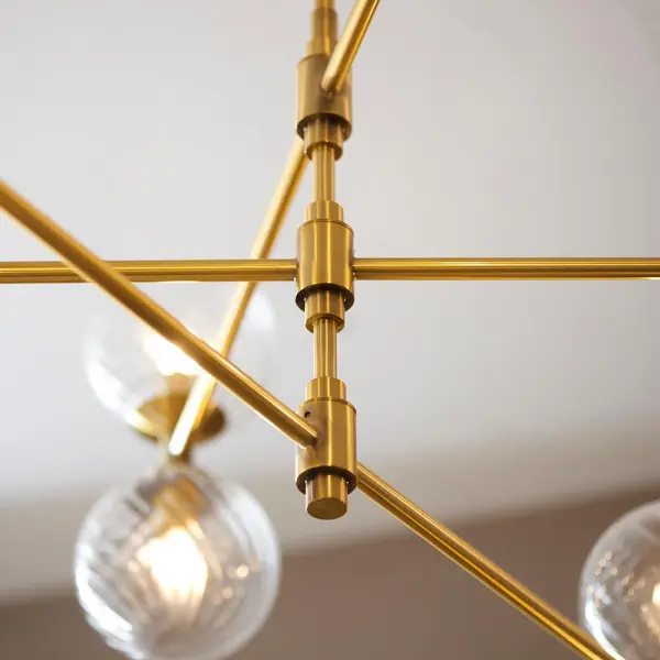 Ben Brushed Brass 12 Light Pendant