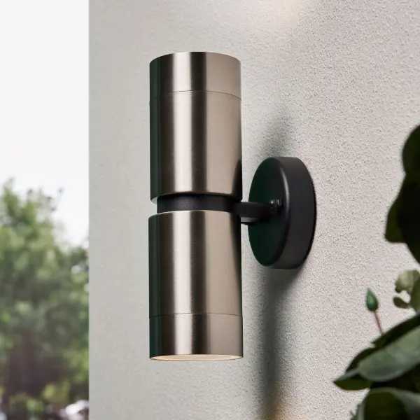 Yuki Stainless Steel Up & Down Wall Light