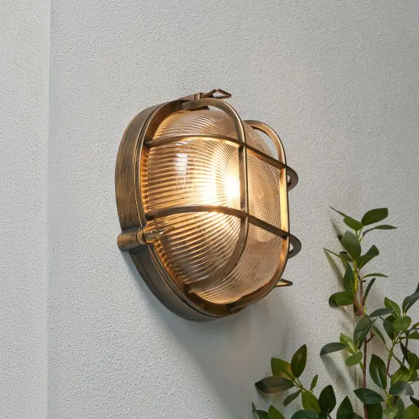 Davey Gold Caged Round Bulkhead