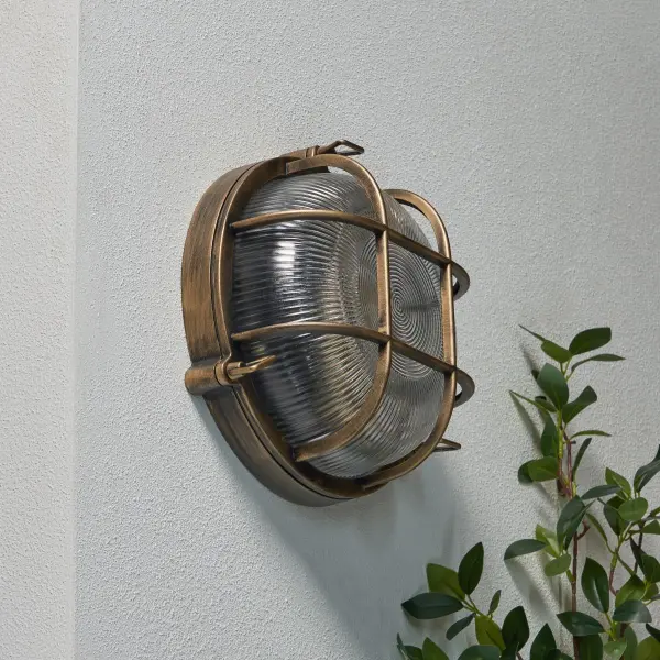Davey Gold Caged Round Bulkhead