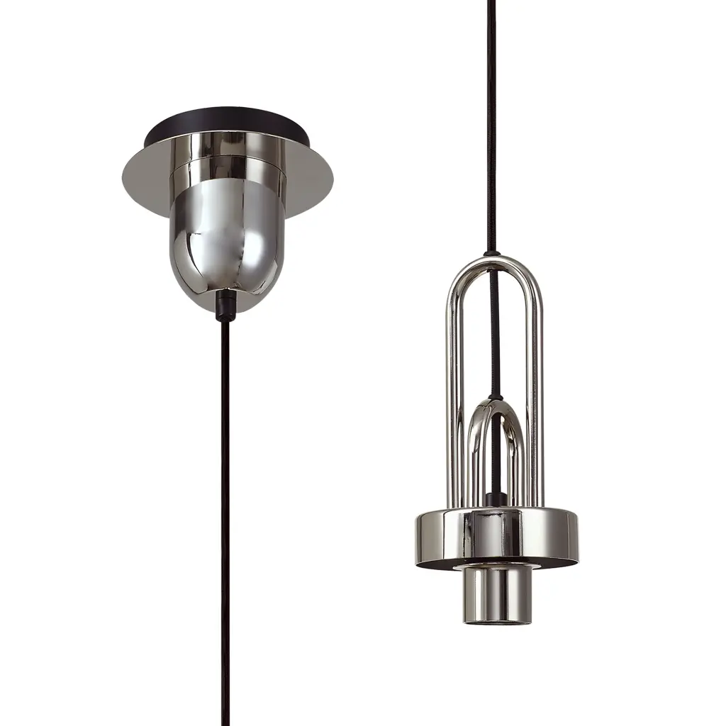 Meel Polished Nickel Suspension
